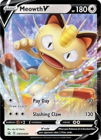 Meowth V - SPSC Promo 004 [ Italiano / Inglese ]