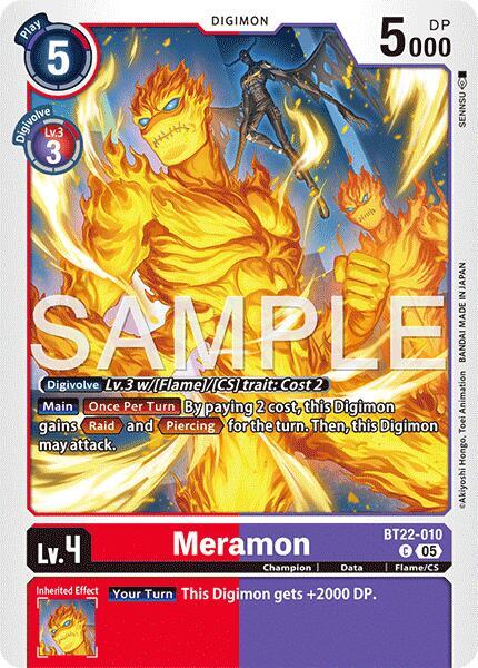 Meramon BT22-010 [ Inglese / Giapponese ]