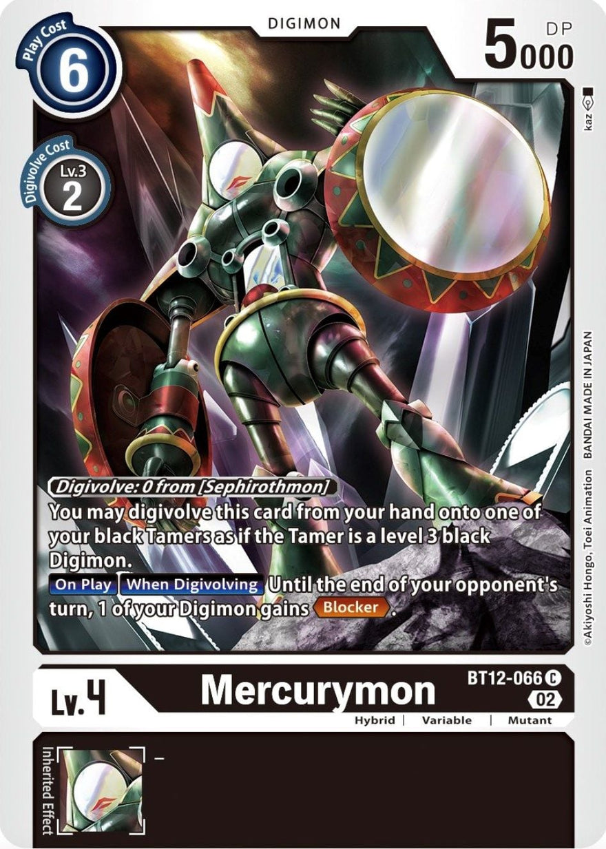 Mercurymon BT12-066 [ Inglese / Giapponese ]