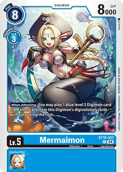 Mermaimon BT18-027 [ Inglese / Giapponese ]