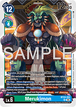 Merukimon BT24-051 [ Inglese / Giapponese ]