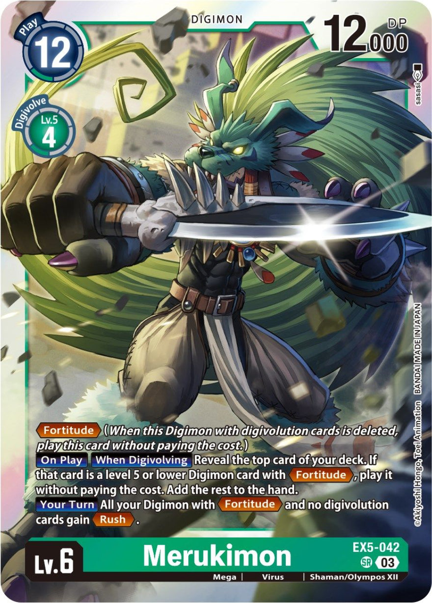 Merukimon EX5-042 [ Inglese / Giapponese ]
