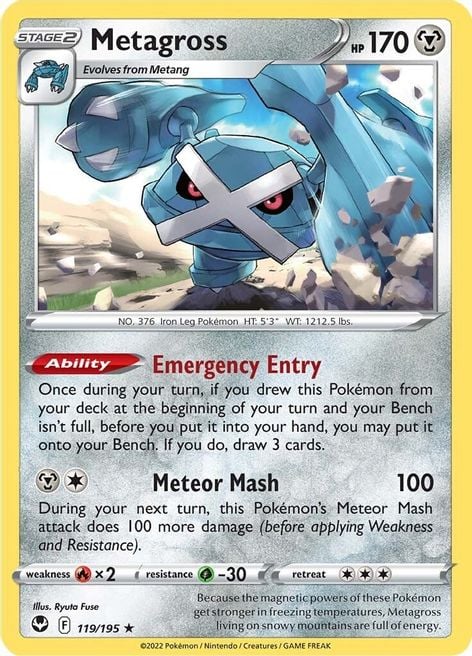 Metagross - Tempesta Argentata 119/195 [ Italiano ]