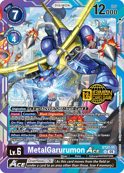 MetalGarurumon Ace ST21-11 [ Inglese / Giapponese ]