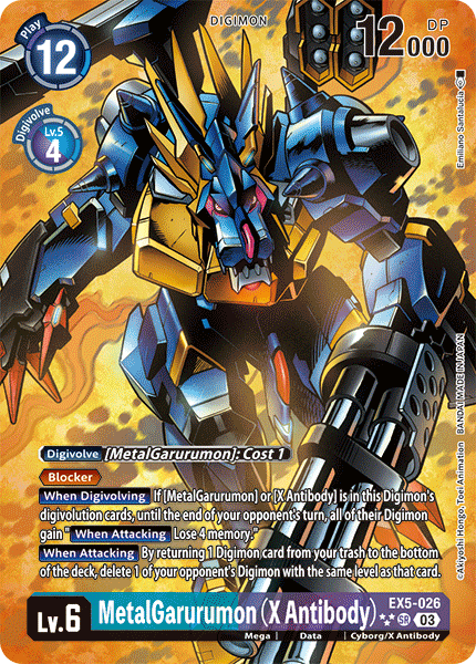 MetalGarurumon EX5-026 [ Inglese / Giapponese ]