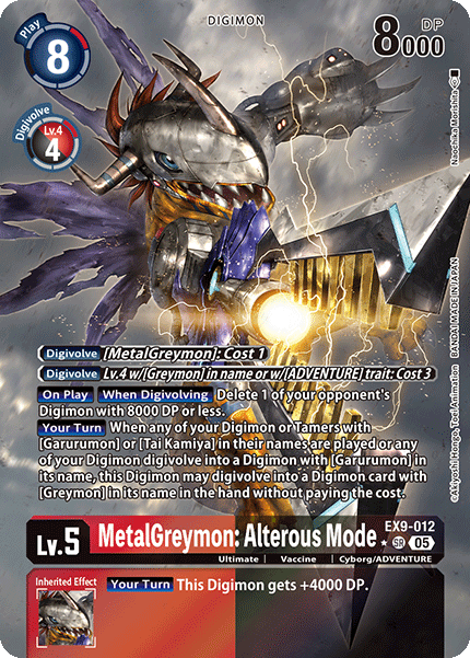 MetalGreymon: Alterous Mode EX9-012 [ Inglese / Giapponese ]