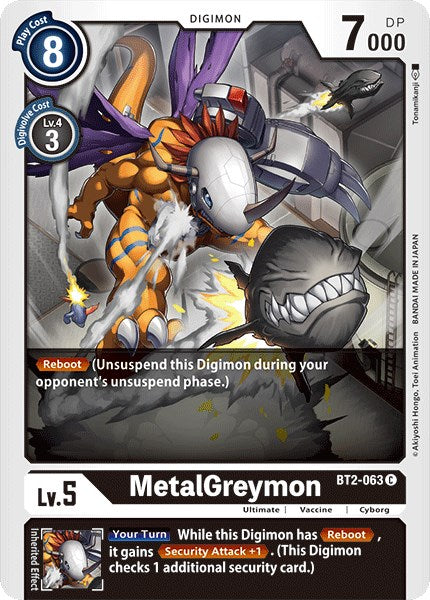 MetalGreymon BT2-063 [ Inglese / Giapponese ]