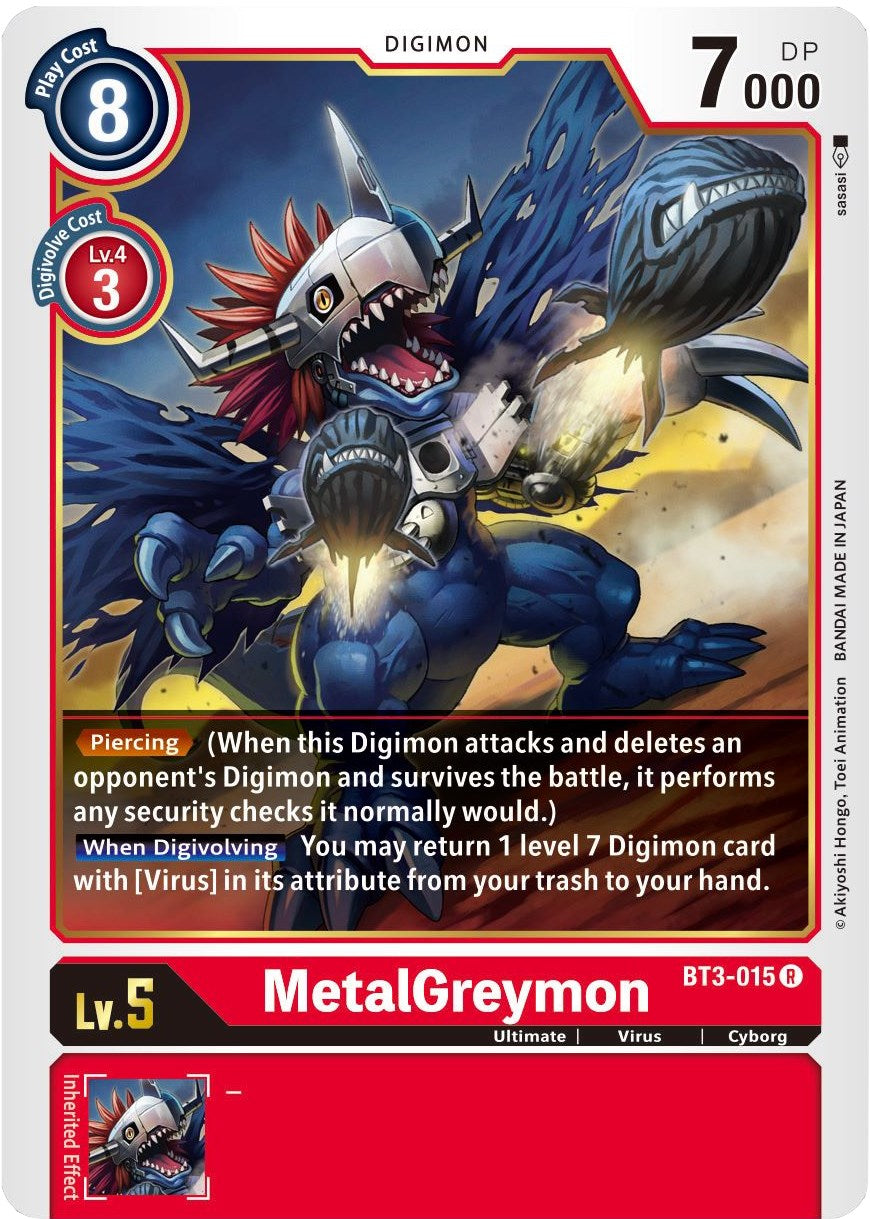 MetalGreymon BT3-015 [ Inglese / Giapponese ]