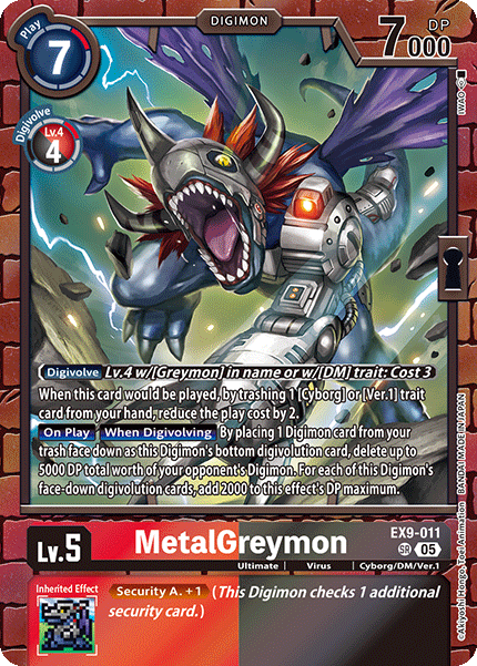 MetalGreymon EX9-011 [ Inglese / Giapponese ]