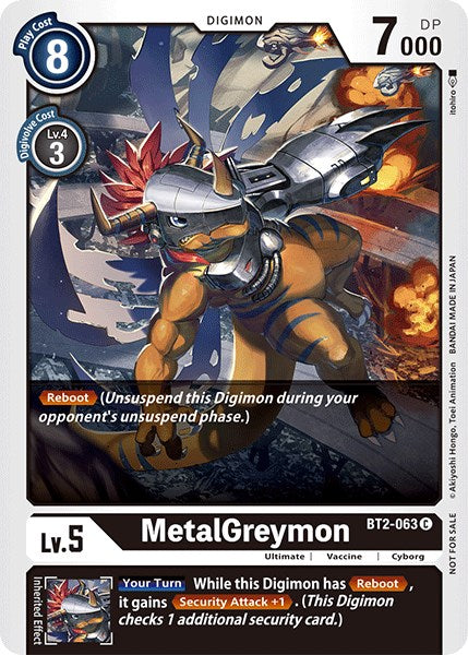 MetalGreymon BT2-063 [ Inglese / Giapponese ]