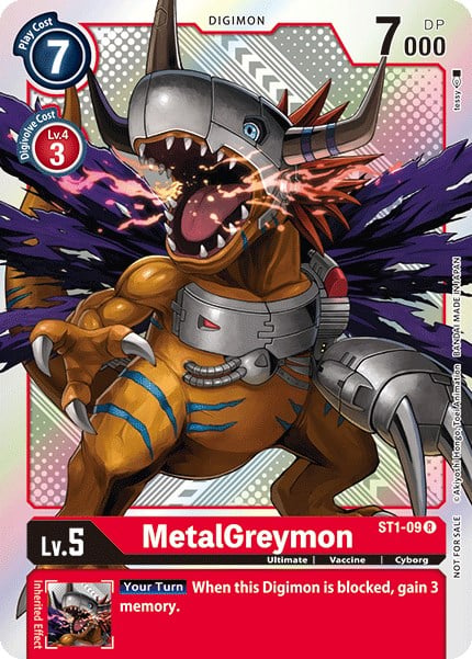 MetalGreymon ST1-09 [ Inglese / Giapponese ]