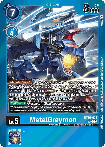 MetalGreymon BT10-024 [ Inglese / Giapponese ]