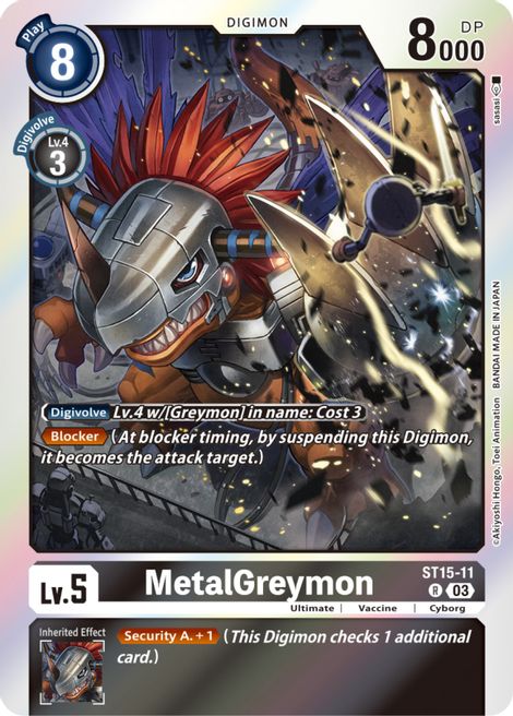 MetalGreymon ST15-11 [ Inglese / Giapponese ]