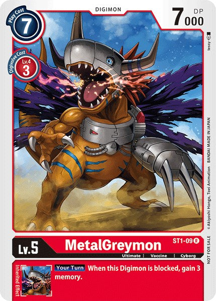 MetalGreymon ST1-09 [ Inglese / Giapponese ]