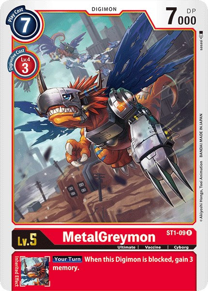 MetalGreymon ST1-09 [ Inglese / Giapponese ]