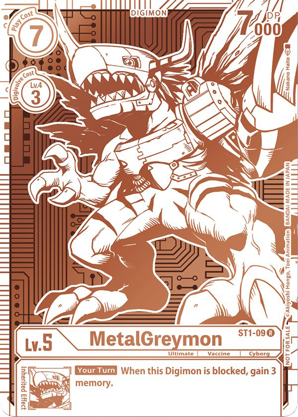MetalGreymon ST1-09 [ Inglese / Giapponese ]