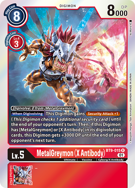 MetalGreymon BT9-015 [ Inglese / Giapponese ]
