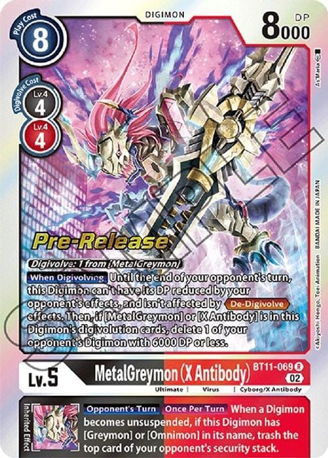 MetalGreymon (X Antibody) BT11-069 [ Inglese / Giapponese ]