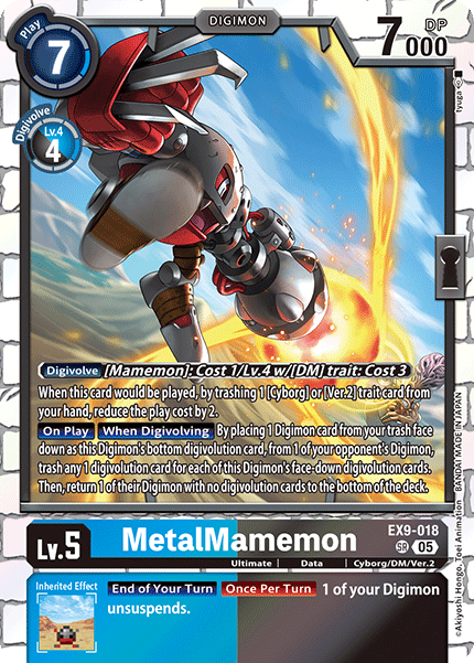 MetalMamemon EX9-018 [ Inglese / Giapponese ]