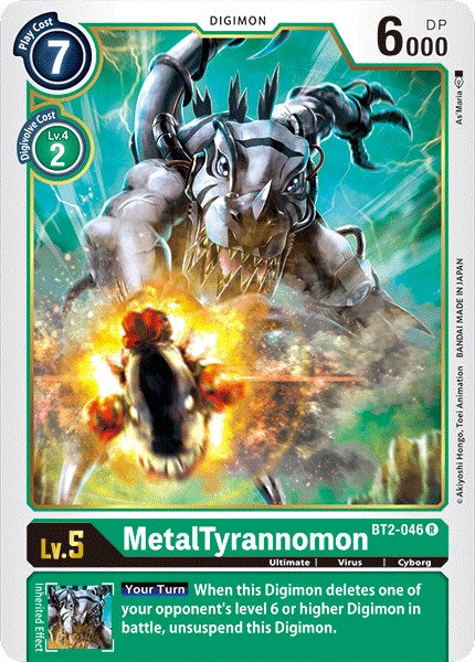 MetalTyrannomon BT2-046 [ Inglese / Giapponese ]