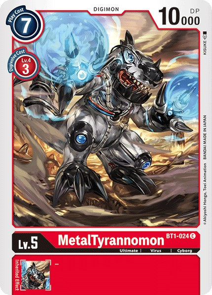 MetalTyrannomon BT1-024 [ Inglese / Giapponese ]