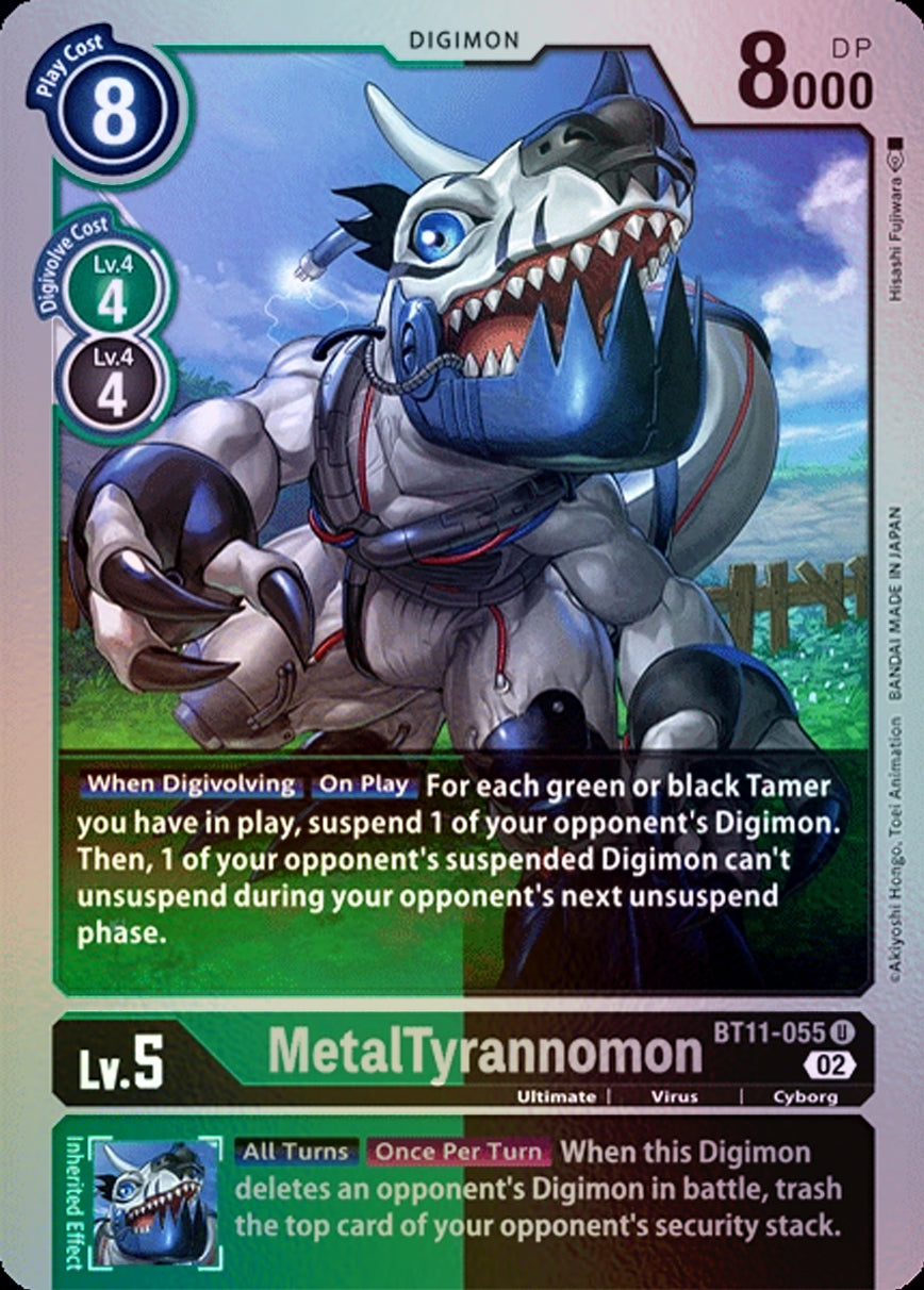 MetalTyrannomon BT11-055 [ Inglese / Giapponese ]