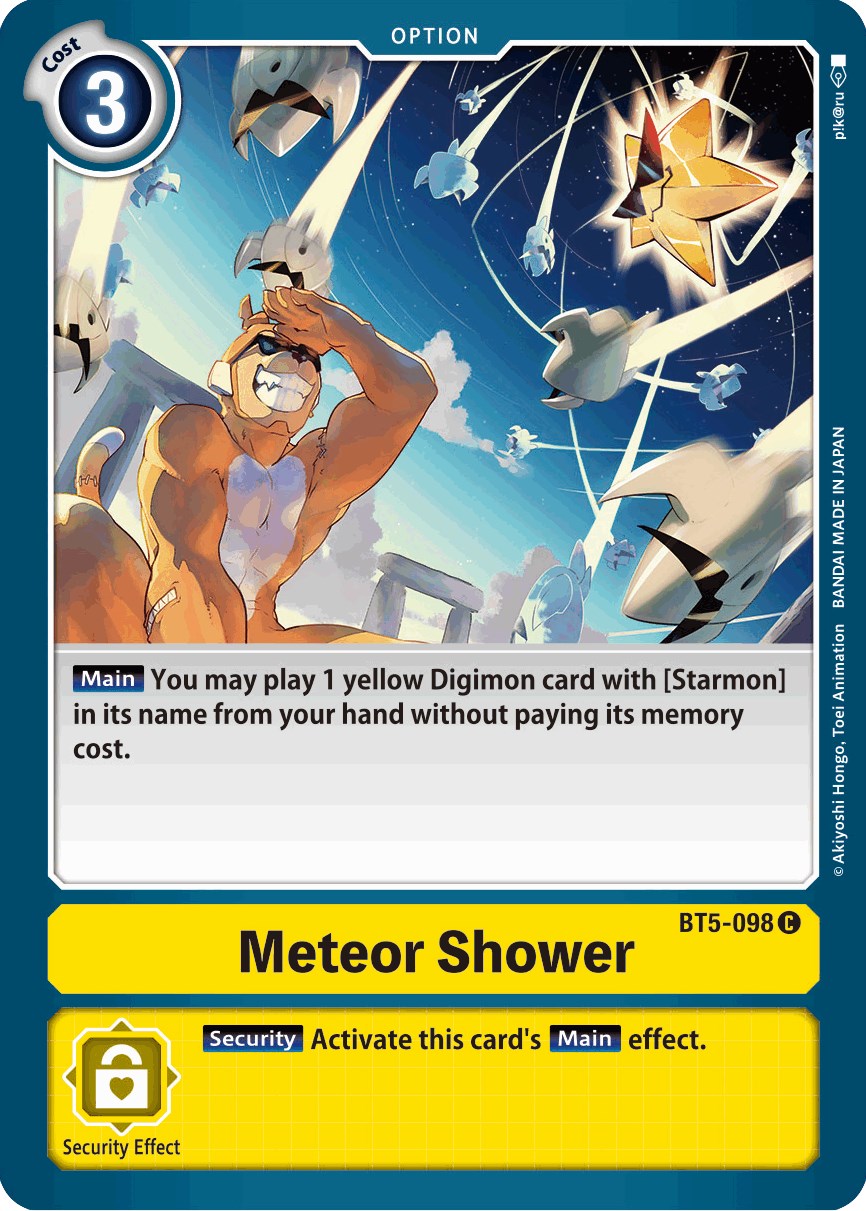 Meteor Shower BT5-098 [ Inglese / Giapponese ]
