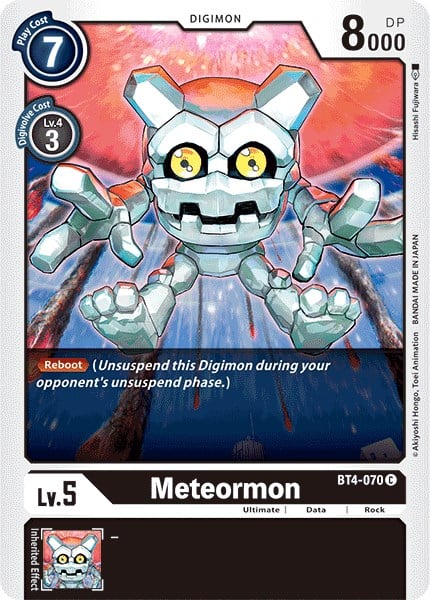 Meteormon BT4-070 [ Inglese / Giapponese ]