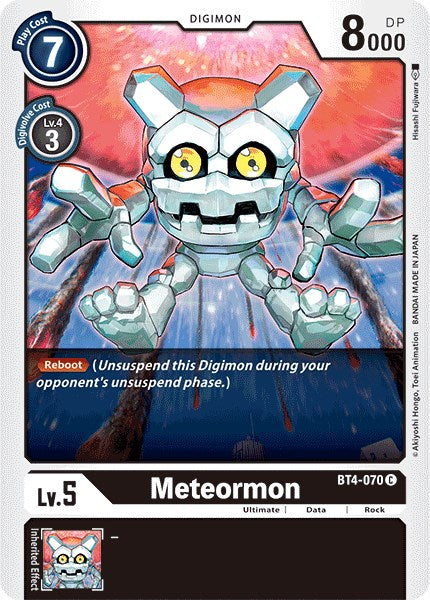 Meteormon BT4-070 [ Inglese / Giapponese ]
