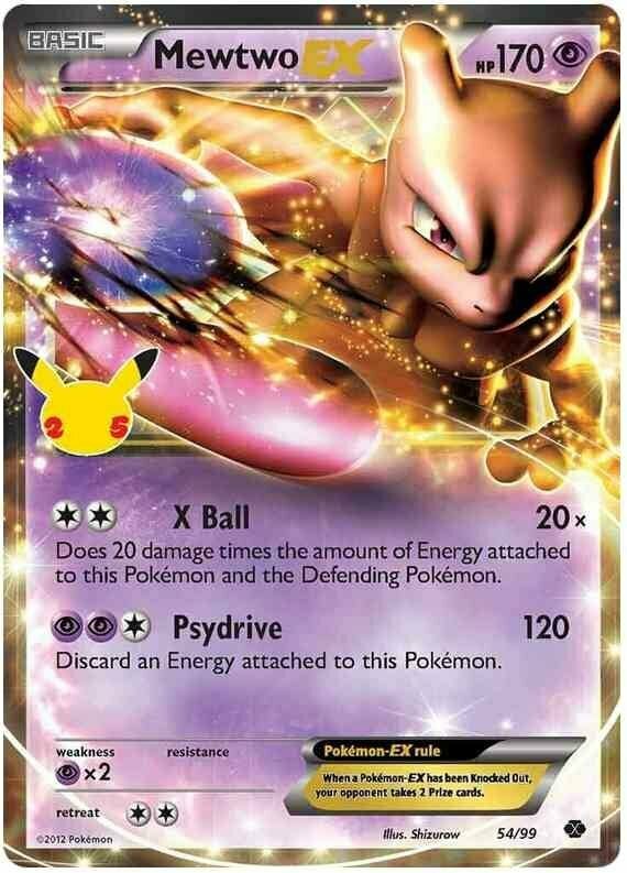 Mewtwo ex - Gran Festa 54/99 [ Italiano / Inglese ]