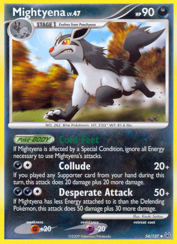 Mightyena Lv.47 - Platino 054/127 [ Italiano / Inglese ]