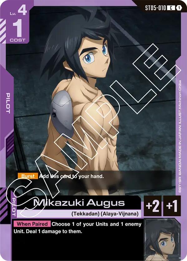 Mikazuki Augus ST05-010 [ Inglese / Giapponese ]