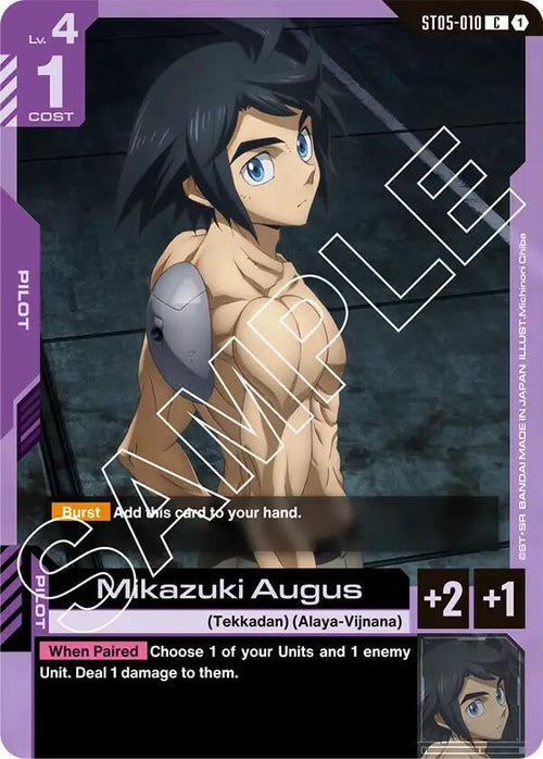 Mikazuki Augus ST05-010 [ Inglese / Giapponese ]