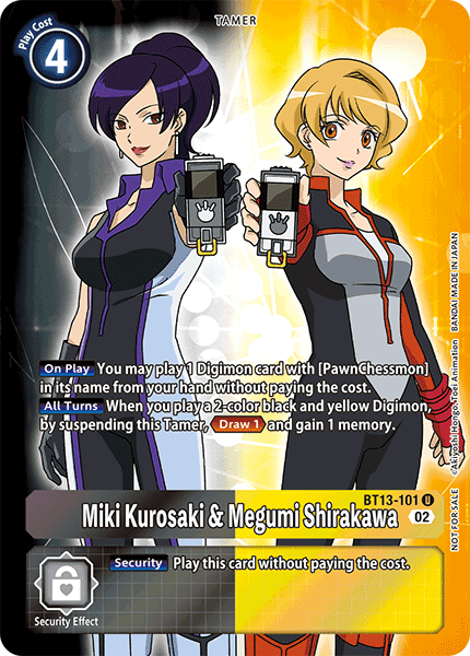 Miki Kurosaki & Megumi Shirakawa BT13-101 [ Inglese / Giapponese ]