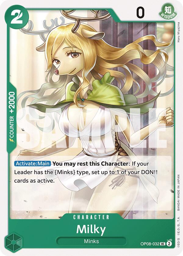 Milky OP08-032 [ Inglese / Giapponese / Francese / Cinese Semplificato ]