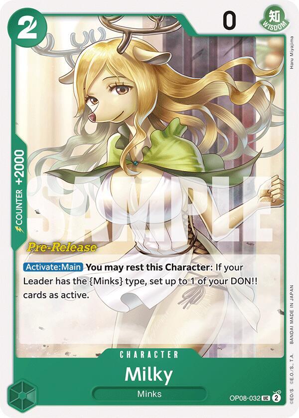 Milky OP08-032 [ Inglese / Giapponese / Francese / Cinese Semplificato ]