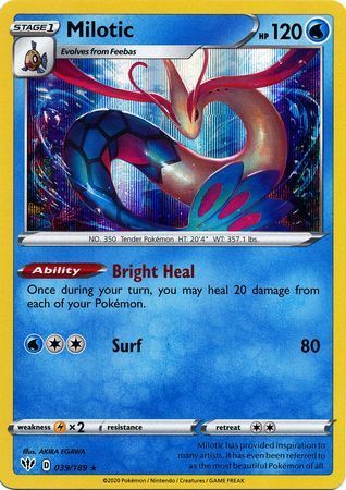 Milotic - Fiamme Oscure 039/189 [ Italiano / Inglese ]