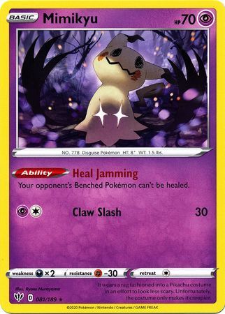 Mimikyu - Fiamme Oscure 081/189 [ Italiano / Inglese ]