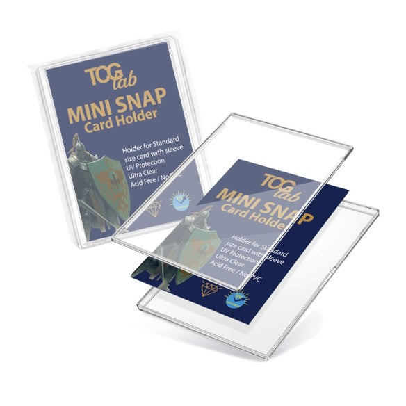 TCG LAB Mini Snap Standard Size 5mm Custodia Protettiva UV Acid Free Carte Trading Card Game