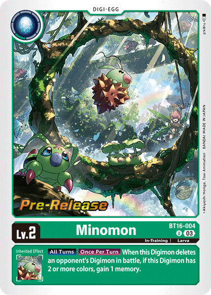 Minomon BT16-004 [ Inglese / Giapponese ]