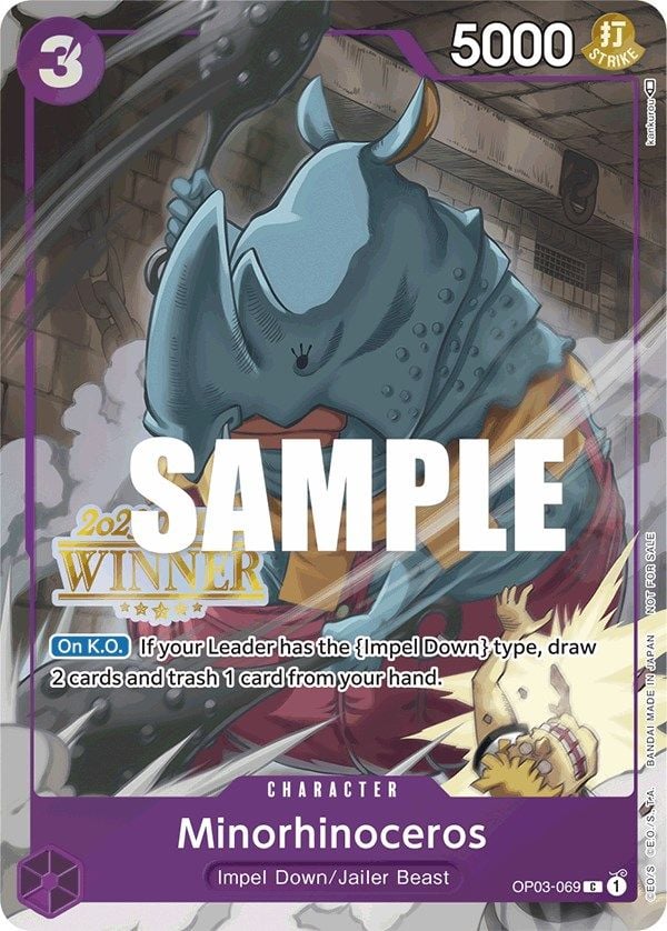 Minorhinoceros OP03-069 [ Inglese / Giapponese / Francese / Cinese Semplificato ]