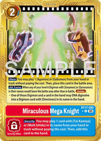 GOLDBORDER - Ad 01 Advanced Booster Digimon Generation - BT.
