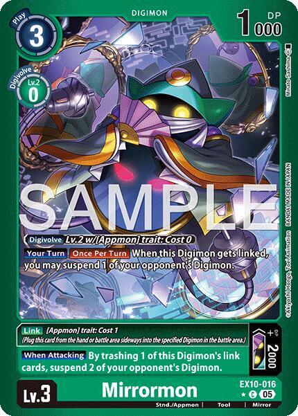 Mirrormon EX10-016 [ Inglese / Giapponese ]