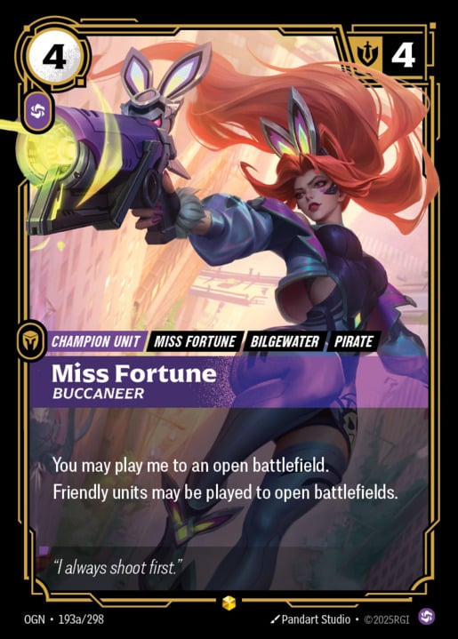 Miss Fortune - Buccaneer (RARE) [ Inglese / Cinese Semplificato ]