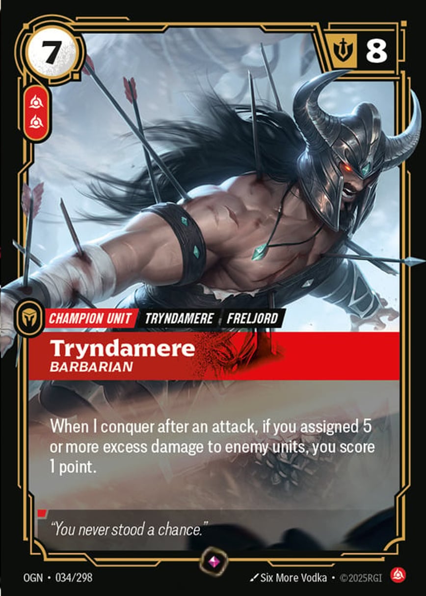 Tryndamere - Barbarian (Promo) [ Inglese / Cinese Semplificato ]