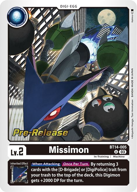 Missimon BT14-005 [ Inglese / Giapponese ]