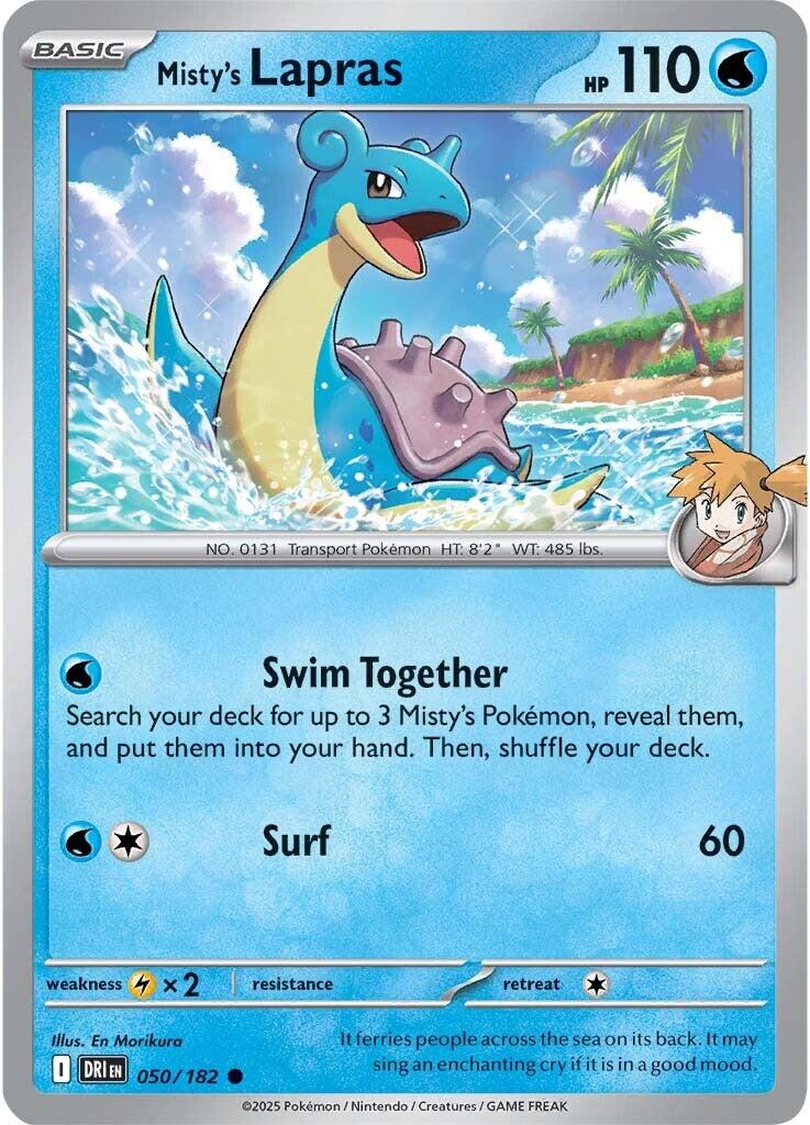 Lapras di Misty - Rivali Predestinati 050/182 [ Italiano / Inglese ]