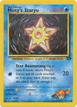 Misty's Staryu Lv.16 - Gym Challenge 92/132 [ Inglese ]