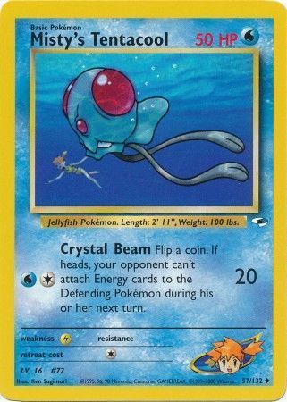 Misty's Tentacool Lv.15 - Gym Heroes 57/132 [ Inglese ]