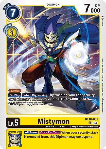 Mistymon BT18-039 [ Inglese / Giapponese ]